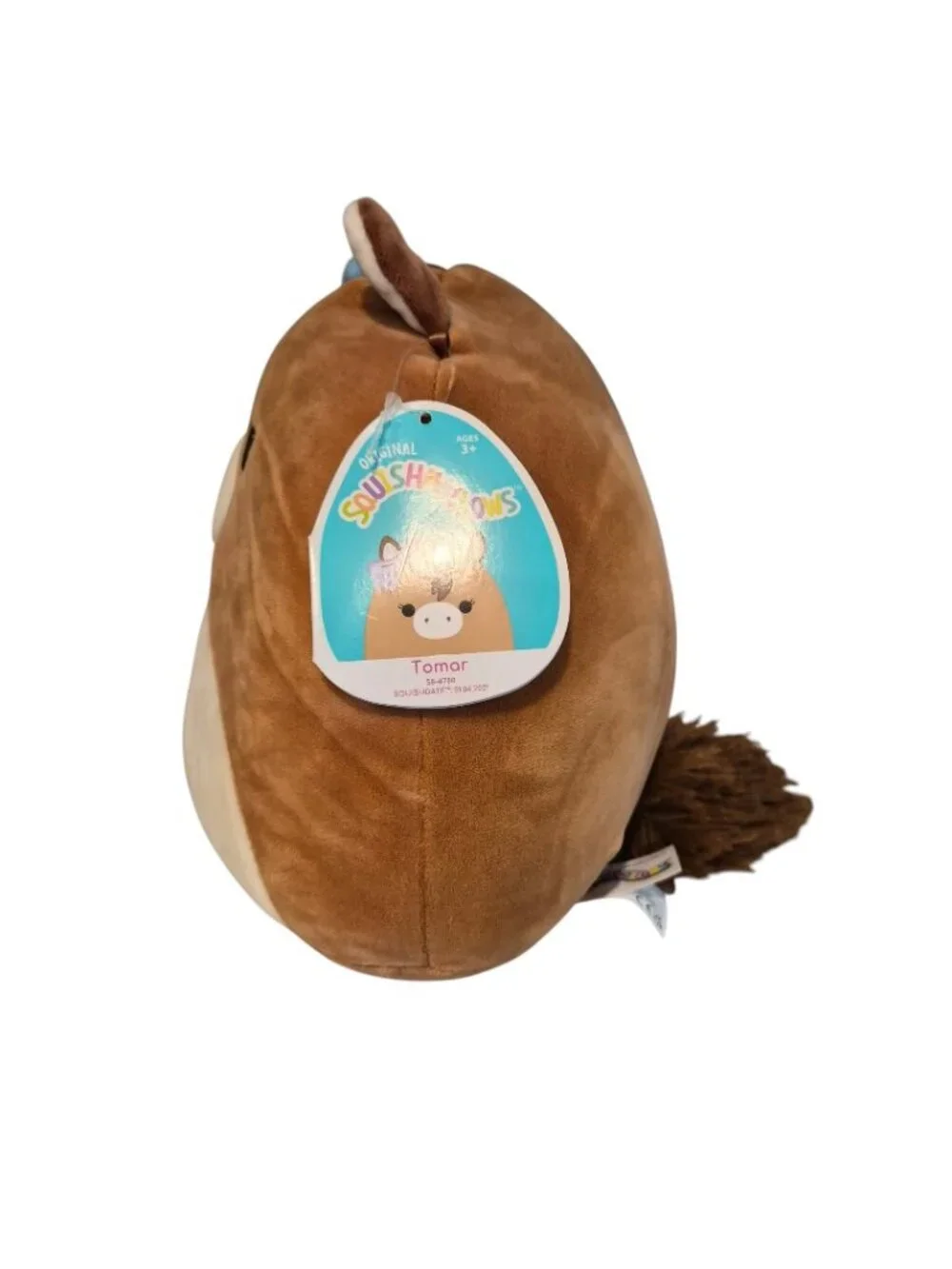 Squishmallow Tomar Brown Horse Plush 8